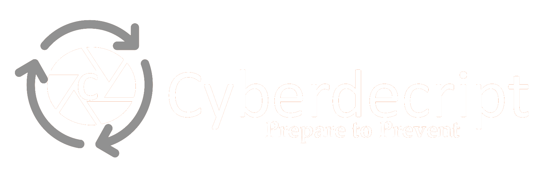 cyberdecript logo white